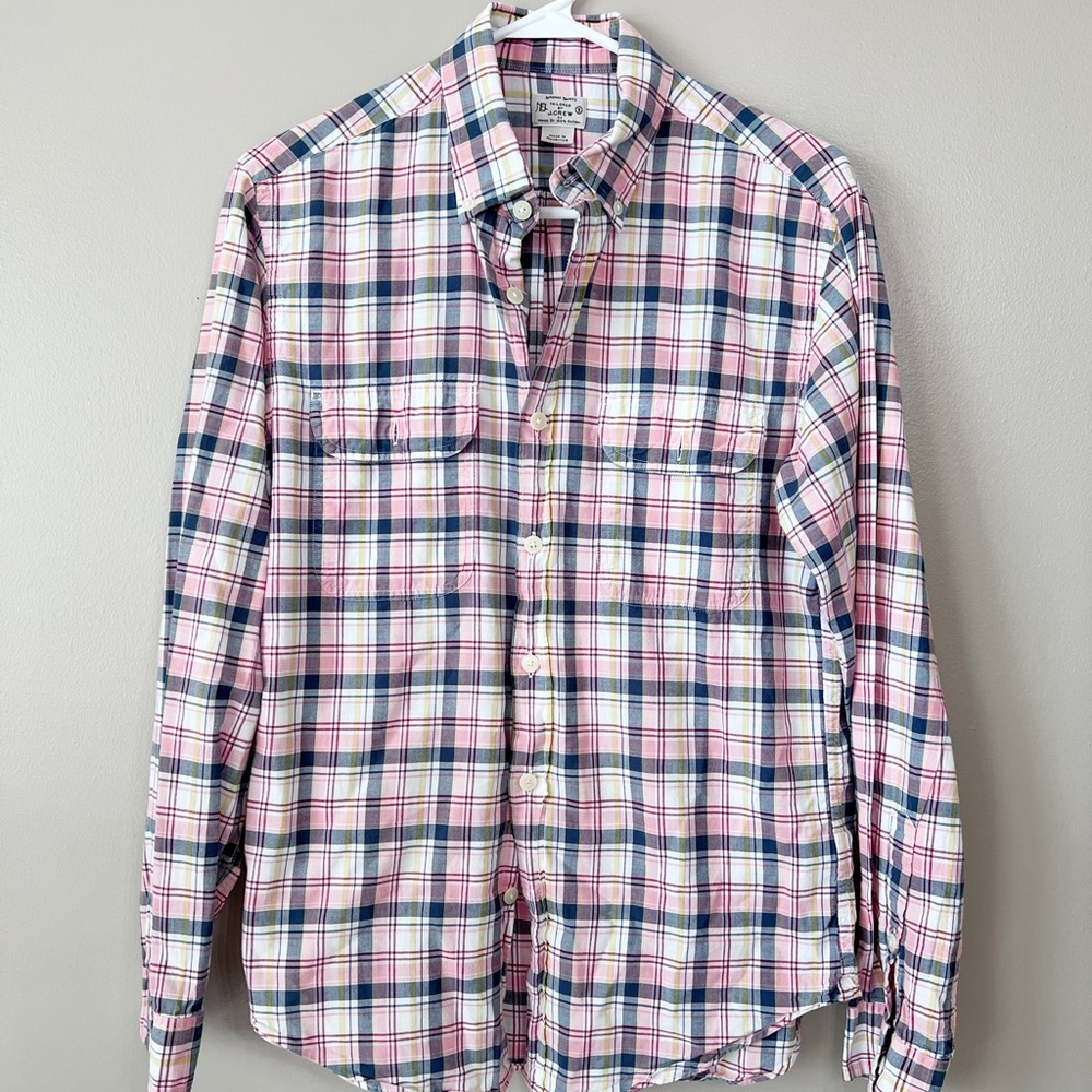 J.Crew Factory Men's Plaid Button Down